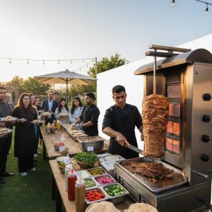 Live Shawarma Station