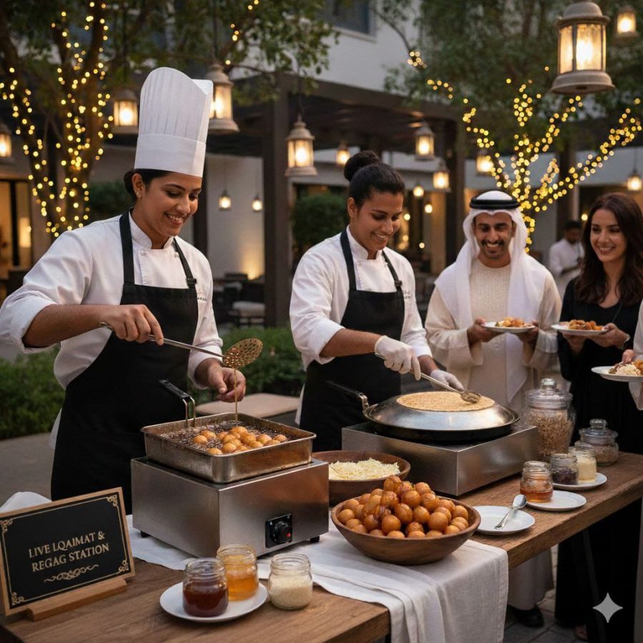 Live Luqaimat & Regag station